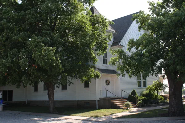 The church among the summer trees
