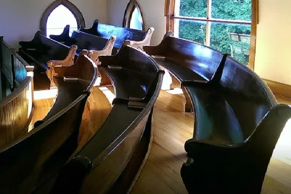 Morning light in the sanctuary