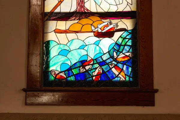 Stained glass window